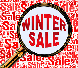 Image showing Winter Sale Shows Save Offers And Savings