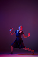 Image showing The teen modern ballet dancer