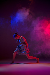 Image showing The teen modern ballet dancer