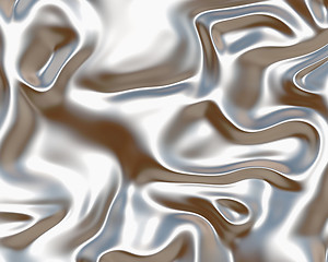 Image showing flowing silk