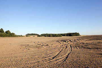 Image showing plowed agricultural field