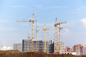 Image showing construction of a new home