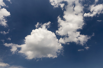 Image showing cumulus clouds in the sky