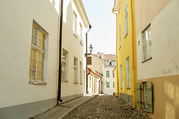 Image showing european old city street