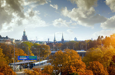 Image showing Stockholm in autumn
