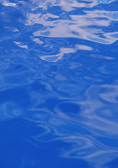 Image showing Abstract blue water sea for background 