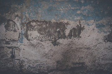 Image showing Grunge background of a wall