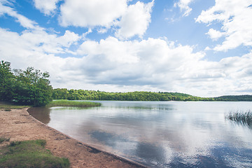 Image showing Lake scenery with calm water