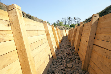 Image showing trenches for combat