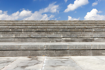 Image showing Stairs made of concrete, close-up