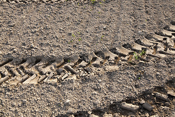 Image showing plowed agricultural field