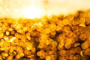 Image showing orange bokeh background