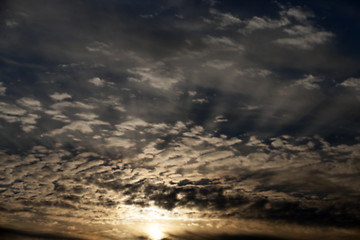 Image showing the sky during sunset