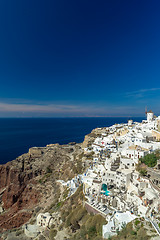 Image showing Oia in Santorini island Greece