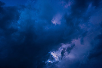 Image showing  dark clouds before a thunder-storm