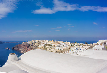 Image showing Oia in Santorini island Greece