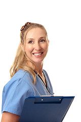 Image showing Friendly nurse or doctor