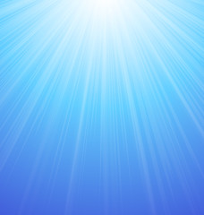 Image showing Abstract Blue Sky Background Sun