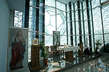 Image showing Chapel in memorial house of Mother Teresa in Skopje, Macedonia