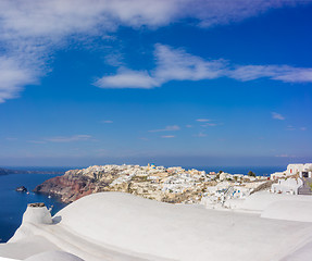 Image showing Oia in Santorini island Greece