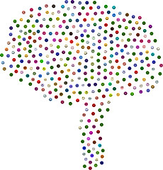 Image showing 365 smileys in tree shape