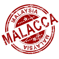 Image showing Red Malacca stamp 