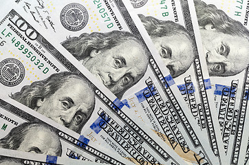 Image showing American dollars, close-up