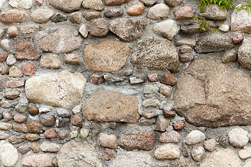 Image showing part of a stone wall