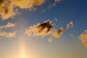 Image showing the sky during sunset