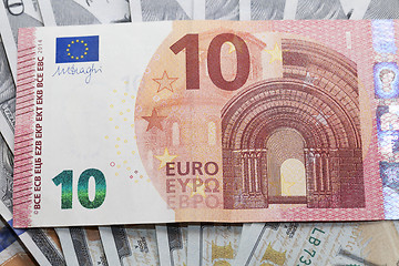 Image showing Euro money close-up