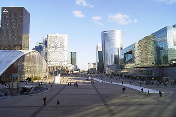 Image showing La Defense business district in Paris