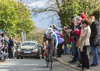 Image showing The Cyclist Alexis Gougeard - Paris-Nice 2016