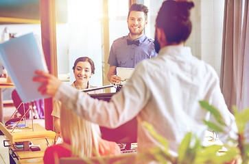 Image showing happy creative team in office