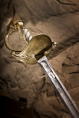 Image showing Ancient sabre. A smart variant of the fighting weapon