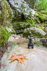 Image showing Zenstones at the waterfalls