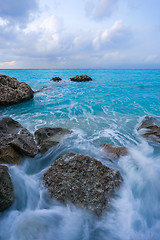 Image showing Agios Nikitas Lefkas island Greece 