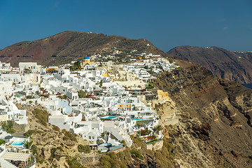 Image showing Oia in Santorini island Greece