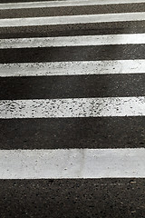 Image showing road markings, close-up