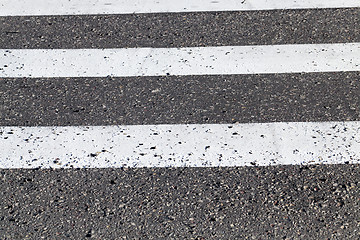 Image showing road markings, close-up