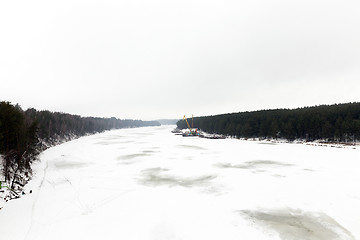 Image showing thawed on the River