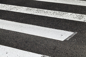 Image showing road markings, close-up