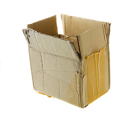 Image showing cardboard box, isolated