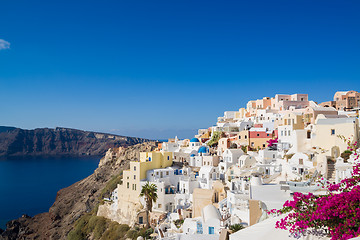 Image showing Oia in Santorini island Greece