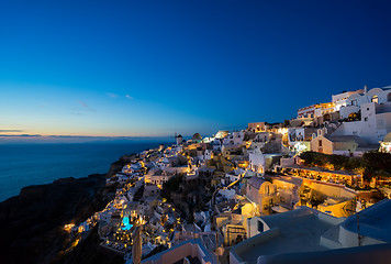 Image showing Old Town of Oia on the island Santorini