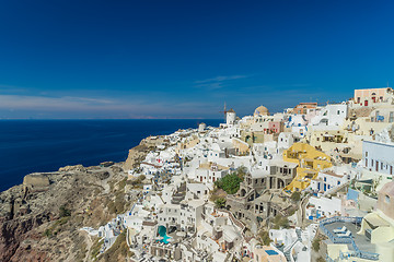 Image showing Oia in Santorini island Greece