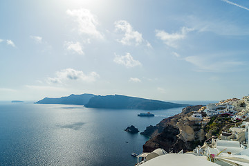 Image showing Oia in Santorini island Greece