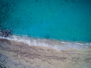 Image showing View of a drone at the  Beach