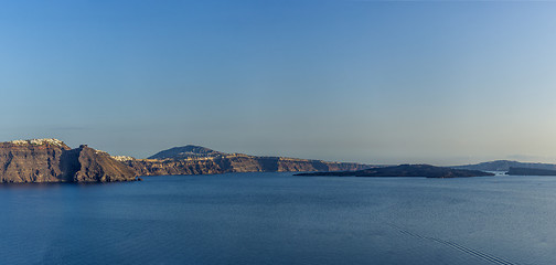 Image showing Old Town of Oia on the island Santorini