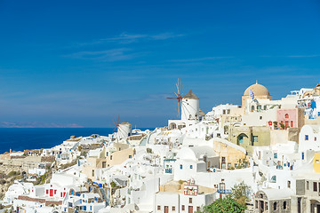 Image showing Oia in Santorini island Greece