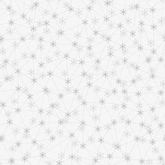 Image showing messy connected snowflakes background